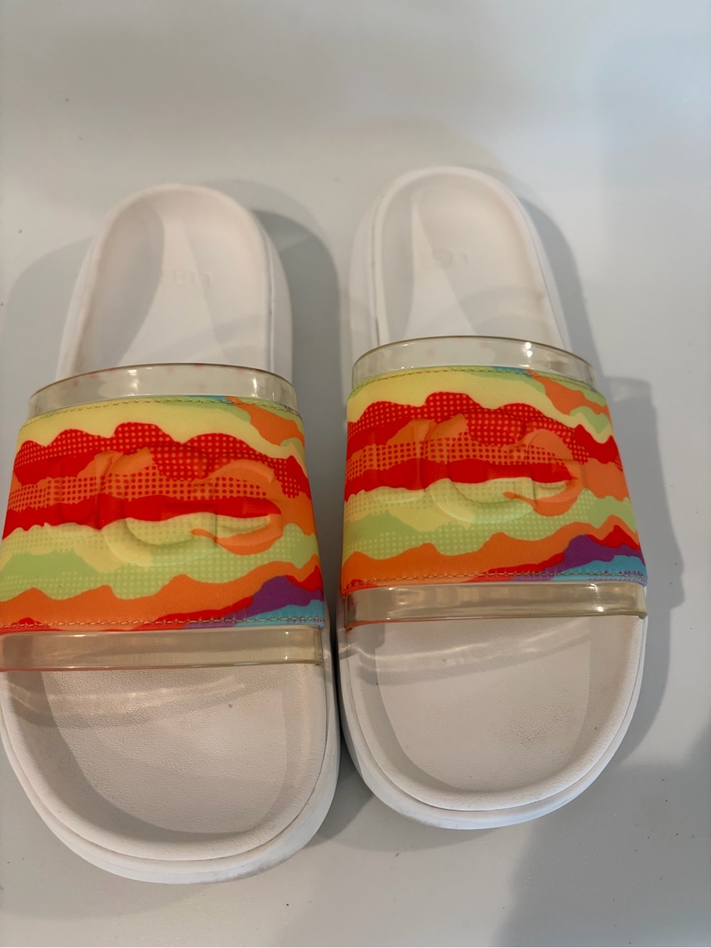 UGG Summer slides/ sandals- “cali collage “ size 9 - Picture 3 of 4